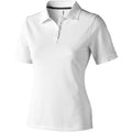 White - Front - Elevate Calgary Short Sleeve Ladies Polo