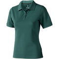 Forest Green - Front - Elevate Calgary Short Sleeve Ladies Polo