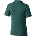 Forest Green - Back - Elevate Calgary Short Sleeve Ladies Polo