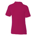 Pink - Back - Elevate Calgary Short Sleeve Ladies Polo