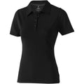 Solid Black - Front - Elevate Markham Short Sleeve Ladies Polo