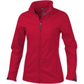 Red - Front - Elevate Womens-Ladies Maxson Softshell Jacket
