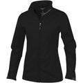 Solid Black - Front - Elevate Womens-Ladies Maxson Softshell Jacket