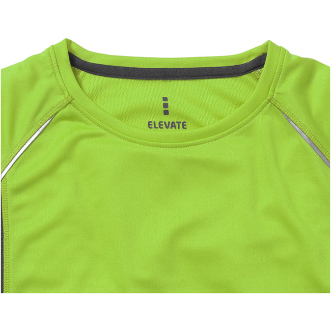 Apple Green-Anthracite - Side - Elevate Mens Quebec Short Sleeve T-Shirt