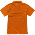Orange - Back - Elevate Mens Ottawa Short Sleeve Polo