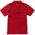 Red - Back - Elevate Mens Ottawa Short Sleeve Polo