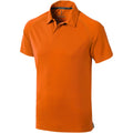 Orange - Front - Elevate Mens Ottawa Short Sleeve Polo