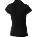 Solid Black - Back - Elevate Womens-Ladies Ottawa Short Sleeve Ladies Polo