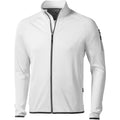 White - Front - Elevate Mens Mani Power Fleece Full Zip Jacket