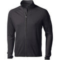 Solid Black - Front - Elevate Mens Mani Power Fleece Full Zip Jacket