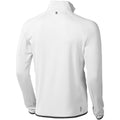 White - Back - Elevate Mens Mani Power Fleece Full Zip Jacket