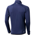 Navy - Back - Elevate Mens Mani Power Fleece Full Zip Jacket