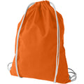 Orange - Front - Bullet Oregon Cotton Premium Rucksack (Pack Of 2)