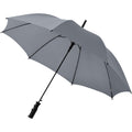 Grey - Front - Bullet 23 Inch Barry Automatic Umbrella (Pack of 2)