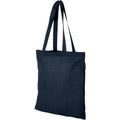 Navy - Front - Bullet Carolina Cotton Tote (Pack Of 2)