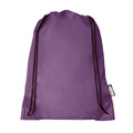 Magenta - Front - Bullet Oriole Recycled Drawstring Backpack