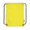 Yellow - Back - Bullet Oriole Recycled Drawstring Backpack