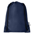 Navy - Front - Bullet Oriole Recycled Drawstring Backpack