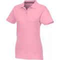 Light Pink - Front - Elevate Womens-Ladies Helios Short Sleeve Polo Shirt