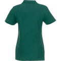 Forest Green - Back - Elevate Womens-Ladies Helios Short Sleeve Polo Shirt