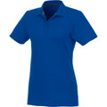 Blue - Front - Elevate Womens-Ladies Helios Short Sleeve Polo Shirt