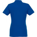 Blue - Back - Elevate Womens-Ladies Helios Short Sleeve Polo Shirt