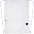 White - Back - Bullet Oriole Mesh Drawstring Bag