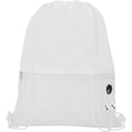 White - Side - Bullet Oriole Mesh Drawstring Bag