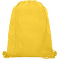 Yellow - Side - Bullet Oriole Mesh Drawstring Bag