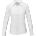 White - Front - Elevate Womens-Ladies Pollux Shirt