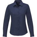 Navy - Front - Elevate Womens-Ladies Pollux Shirt