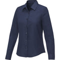 Navy - Side - Elevate Womens-Ladies Pollux Shirt