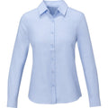 Light Blue - Front - Elevate Womens-Ladies Pollux Shirt