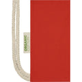 Red - Side - Bullet Orissa Organic Cotton Drawstring Bag
