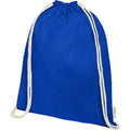 Royal Blue - Front - Bullet Orissa Organic Cotton Drawstring Bag