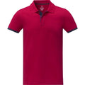 Red - Front - Elevate Mens Morgan Short-Sleeved Polo Shirt