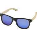 Brown - Back - Avenue Mirrored Sunglasses