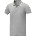 Heather Grey - Side - Elevate Mens Amarago Short-Sleeved Polo Shirt