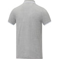 Heather Grey - Lifestyle - Elevate Mens Amarago Short-Sleeved Polo Shirt