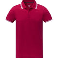 Red - Front - Elevate Mens Amarago Short-Sleeved Polo Shirt