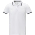 White - Front - Elevate Mens Amarago Short-Sleeved Polo Shirt