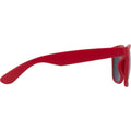 Red - Side - Unisex Adult Sun Ray Sunglasses