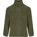 Pine Green - Front - Roly Mens Artic Full Zip Fleece Jacket