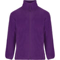 Purple - Front - Roly Mens Artic Full Zip Fleece Jacket