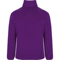 Purple - Back - Roly Mens Artic Full Zip Fleece Jacket