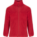 Red - Front - Roly Mens Artic Full Zip Fleece Jacket