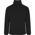Solid Black - Back - Roly Mens Artic Full Zip Fleece Jacket