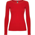 Red - Front - Roly Womens-Ladies Extreme Long-Sleeved T-Shirt