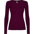 Garnet - Front - Roly Womens-Ladies Extreme Long-Sleeved T-Shirt