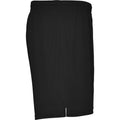 Solid Black - Side - Roly Childrens-Kids Player Sports Shorts
